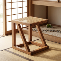 Table console moderne et créative en bois massif et verre, couleur naturelle, pour salon, chambre à coucher, meubles de maison