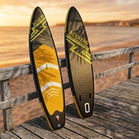 ACEHERO Planche de Stand Up Paddle Gonflable OEM d'Usine Chinoise, Matériau Drop Stitch, 3 Ailerons, Portable, Écologique, Surface Antidérapante 1