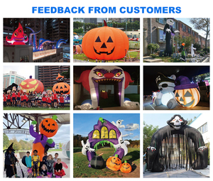 Bơm hơi khổng lồ bí ngô Halloween inflatables cho trang trí ngoài trời, lễ hội lễ kỷ niệm - Product Image 6