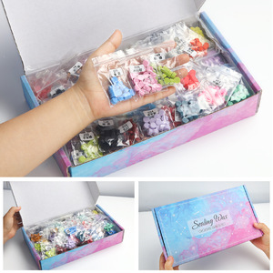 Coffret d'échantillons de cire à cacheter 135 couleurs, granulés octogonaux, fournitures artisanales faites à la main - Product Image 5