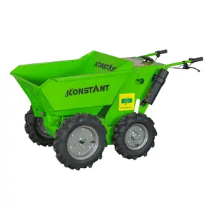 OEM nhà sản xuất konlant Heavy Duty bê tông Buggy điện điện bánh xe barrow xăng động cơ để bán