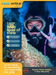 Máscara <span class=keywords><strong>de</strong></span> <span class=keywords><strong>Buceo</strong></span> Profesional V.DIVE <span class=keywords><strong>de</strong></span> Bajo Volumen, Impermeable, <span class=keywords><strong>de</strong></span> <span class=keywords><strong>Goma</strong></span>, <span class=keywords><strong>para</strong></span> Snorkel y Natación - Product Image 2