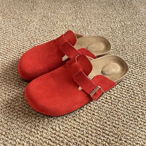 Collection de sabots et mules <span class=keywords><strong>Boston</strong></span> : dessus en cuir véritable, semelle intermédiaire en liège offrant un soutien supérieur de la voûte plantaire, chaussures confortables OEM - Product Image 6
