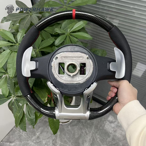 พวงมาลัยหุ้มหนังทำจากคาร์บอนไฟเบอร์สำหรับ Mercedes Benz, W204 W205 W206 W213 W222 W223 W463 GLC <span class=keywords><strong>BRABUS</strong></span> AMG - Product Image 6