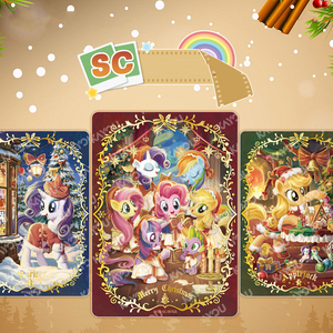 My Lit Ponys Moon Huiyue Pack Décima <span class=keywords><strong>Amistad</strong></span> Princesa Eterna Anime Juego de Cartas Coleccionables CCG Lindo Personaje de Dibujos Animados - Product Image 3