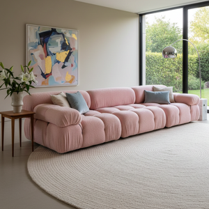 Sofá de Lujo para Sala de Estar, Sofá Mario Bellini, Conjunto de Sofás Puff, Diseño Modular de Tela Moderna, Cómodo y Personalizable - Product Image 2