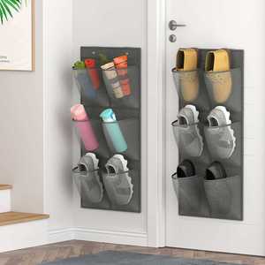 12 Large Mesh Pockets Fabric Closet Door Hanging <b>Shoe</b> Rack Organizer for Home or Camper <b>Shoe</b> Storage - Product Image 1
