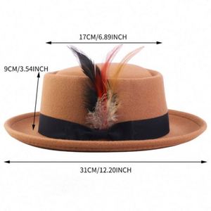 Chapeau de cérémonie pour femme en mélange de laine de haute qualité, à large bord, pour soirées et événements formels, toutes saisons, vente en gros - Product Image 2