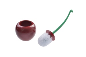 Mignon <span class=keywords><strong>Cerise</strong></span> En Forme Ensemble <span class=keywords><strong>de</strong></span> <span class=keywords><strong>Brosse</strong></span> <span class=keywords><strong>De</strong></span> <span class=keywords><strong>Toilette</strong></span> Salle <span class=keywords><strong>De</strong></span> Bain Compacte Support Fort <span class=keywords><strong>Brosse</strong></span> avec La Base Lourde Propre Bol - Product Image 2