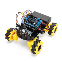 Kit de Iniciación de Robot con Ruedas Omnidireccionales 4WD Tscinbuny ZYC0044, Programación IDE de Código Abierto, Chasis DIY, Placas Educativas para Makers