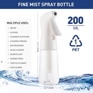 ขวดสเปรย์ฉีดผมขนาด200มล. 300มล. สำหรับช่างตัดผมขวดสเปรย์ละอองน้ำต่อเนื่อง - Product Image 3