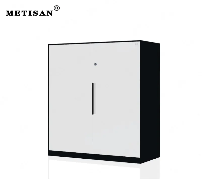 2-дверный стальной металлический шкаф для хранения офисная мебель с полками и замками офисная мебель