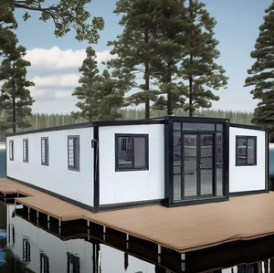 40FT USA Européen Australie Standard Low Cost Maisons préfabriquées en acier pour bureau Hôtel de luxe Hangfa Extensible Container House - Product Image 1
