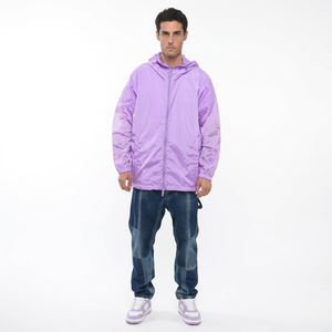 Chaqueta Anorak Ligera de Otoño para Hombre, Diseño Moderno de Finer Threads, Estilo Vintage, con Cremallera Personalizada, Capucha y Protección Contra el Viento, Tallas Grandes - Product Image 1