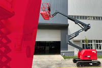 Plateforme élévatrice articulée hydraulique électrique mobile sur chenilles