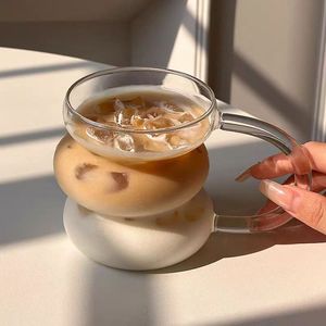 Gobelets à lait en verre écologiques au design moderne, verres à café, verres à bière - Product Image 6