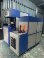 Máquina Sopladora de Botellas de Plástico Semiautomática RC-880 de Fabricación Industrial, Buen Precio y Buena Calidad