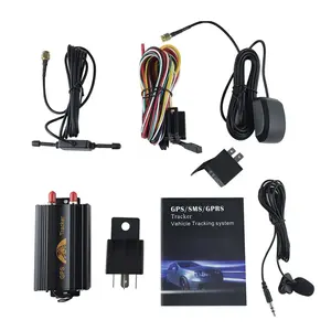 Hot Software Livre GSM/GPRS mini rastreador GPS coban 103 A B em tempo real auto localizador de veículos com relé gps moto moto rastreador