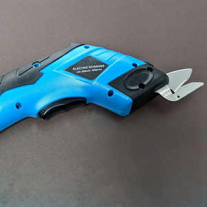 Rechargeable powerful shears Cordless Fabric Cardboard Carpet Leather Felt cutting tool Electric <strong>sewing</strong> <strong>Scissors</strong> with 2 Blades - Product Image 5