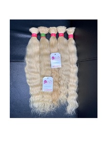 Extensiones de cabello Remy de un solo donante Cabello virgen crudo a granel Sin desprendimiento ni enredos Calidad de grado A natural sin químicos - Product Image 3