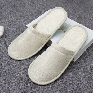 SANHOO OEM Hotel zapatillas personalizadas <span class=keywords><strong>5</strong></span> estrellas Hotel zapatillas lujo algodón Hotel zapatilla con suela acolchada - Product Image 4