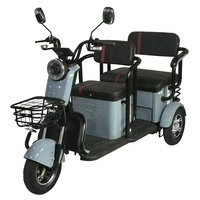 Tricycle Électrique Urbain 60V/48V à Moteur Arrière 1500W/800W/600W avec Frein à Tambour et Moteur Électronique 1000W, Vente Directe Usine