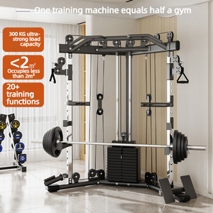 Estación de Gimnasio Multifuncional Profesional Todo en Uno, Equipo de Gimnasio en Casa, Sistema de Pesas de Acero al Carbono de 70 kg para Entrenamiento de Fuerza SB-F01 - Product Image 1