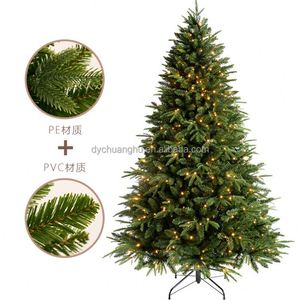 Árboles de Navidad Decorados de 6 pies con Luces, Mezcla de PE y PVC, Precio de Fábrica - Product Image 3