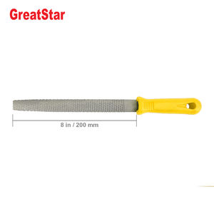 Lime à râpe ronde plate en acier <span class=keywords><strong>de</strong></span> 8 "(200mm) <span class=keywords><strong>de</strong></span> vente chaude avec poignée confortable pour les sculpteurs sur bois - Product Image 2