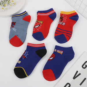 Boys' &amp; Girls' Cartoon <strong>Spiderman</strong> Anime Summer Ankle <strong>Socks</strong>-Comfortable Breathable Jacquard Standard Thickness Baby Student <strong>Socks</strong> - Product Image 6