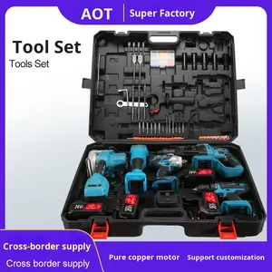 ชุดประแจมุมสว่านไฟฟ้าลิเธียมไร้แปรงสแตนเลสสี่ชิ้น - Product Image 2
