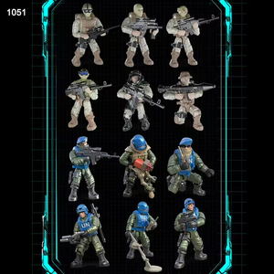 Juguete de Equipo SWAT, Figuras de Acción Militares del Ejército de la Segunda Guerra Mundial, Kits de Modelos de Plástico, Soldados Alemanes de Juguete, Armas, Militar - Product Image 5