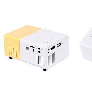 Mini Portable Home Theater <b>Projector</b> Yellow & White LED Lamp 1080P 100 Lumens - Product Image 5