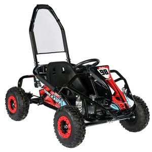 Kart a Pedales Funrun de 98cc, Motor de Gasolina de 4 Tiempos, Transmisión por Cadena, para Jóvenes Principiantes - Product Image 1