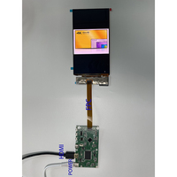 شاشة عرض صناعية AMOLED مقاس 7 بوصات بدقة 1080×1920 وسطوع 1000 شمعة/م2 مع لوحة لمس LTPS MIPI DSI