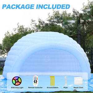 Carpa Domo Inflable <span class=keywords><strong>de</strong></span> PVC Impermeable, Ligera, Plegable, Resistente al Viento y a <span class=keywords><strong>la</strong></span> Nieve, Ecológica, para las Cuatro Estaciones, Tamaño Personalizable, para Exteriores - Product Image 6