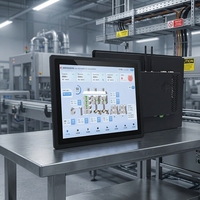 PC industriel tout-en-un embarqué avec écran tactile capacitif, systèmes d'exploitation Android et Windows 10/11, affichage industriel IPC