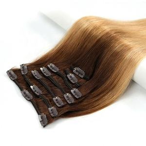 Extensiones de Cabello Humano 100% Vietnamita Remy, Cutícula Alineada, Doble Trama, Clip Ins Sin Costuras, Estilo Ondulado Natural, Grado 9A-12A - Product Image 1