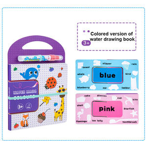 Untuk Air Magic buku Aqua lukisan Doddle Flashcards pendidikan belajar mainan hadiah untuk anak-anak usia 3 + tahun balita kotak dikemas - Product Image 5