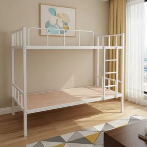 Lit superposé en métal économique pour hôtel et <span class=keywords><strong>appartement</strong></span>, style moderne, design gain de place, montage facile, taille lit double - Product Image 1