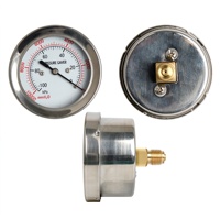 Manomètre de pression de capsule personnalisé, jauge KPa et jauge de colonne d'eau pour la surveillance de la pression du gaz pétrochimique, du gaz naturel et du gaz de vent