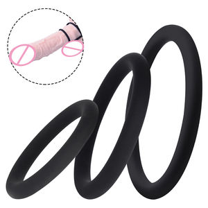 Silikon-Penisringe Wiederverwendbare Penisringe für Männer und Erotik-Spielzeug für Männer Frauen Paare - Product Image 5