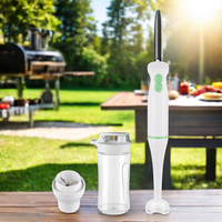 Appareils de cuisine - Mixeur plongeant électrique et manuel portable, silencieux, pour usage domestique