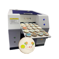 Impresora de Pasteles con Imágenes Coloridas, Impresora de Cama Plana A4 con Tinta Comestible para Chocolate y Repostería