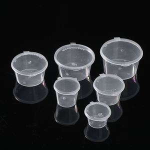 Gobelet à sauce en plastique PP transparent, jetable, recyclable, résistant aux micro-ondes et au congélateur, avec logo personnalisé OEM, pour usage domestique ou en restaurant - Product Image 2