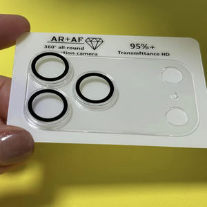 Protection d'objectif d'appareil photo transparente intégrale monobloc pour iPhone 17 Pro Max – Film de protection d'objectif - Product Image 2