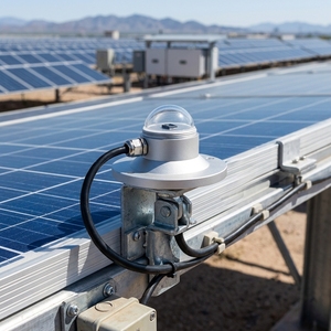 Sensor de Medición Cuántica de Espectro Rika 4-20mA RS485 300-1100nm, Piranómetro de Radiación Solar para Estación de Energía Fotovoltaica - Product Image 1