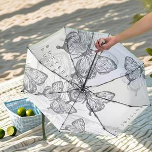 Mini 8K Titanium Silver Coating <b>Umbrella</b> 5 Folding <b>Umbrella</b> Ultraviolet-proof Outdoor Travel Portable Compact <b>Umbrellas</b> - Product Image 4