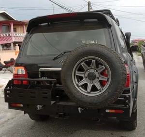 طقم هيكل QK لـ LX470 LC100 من الفولاذ المصد الخلفي لقواطع إضاءة الضباب الترباس بضمان لمدة عام جديد - Product Image 4