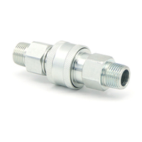 Raccords hydrauliques rapides multi-tuyaux en acier au carbone 1/2 pouce IIA-02 ISOA